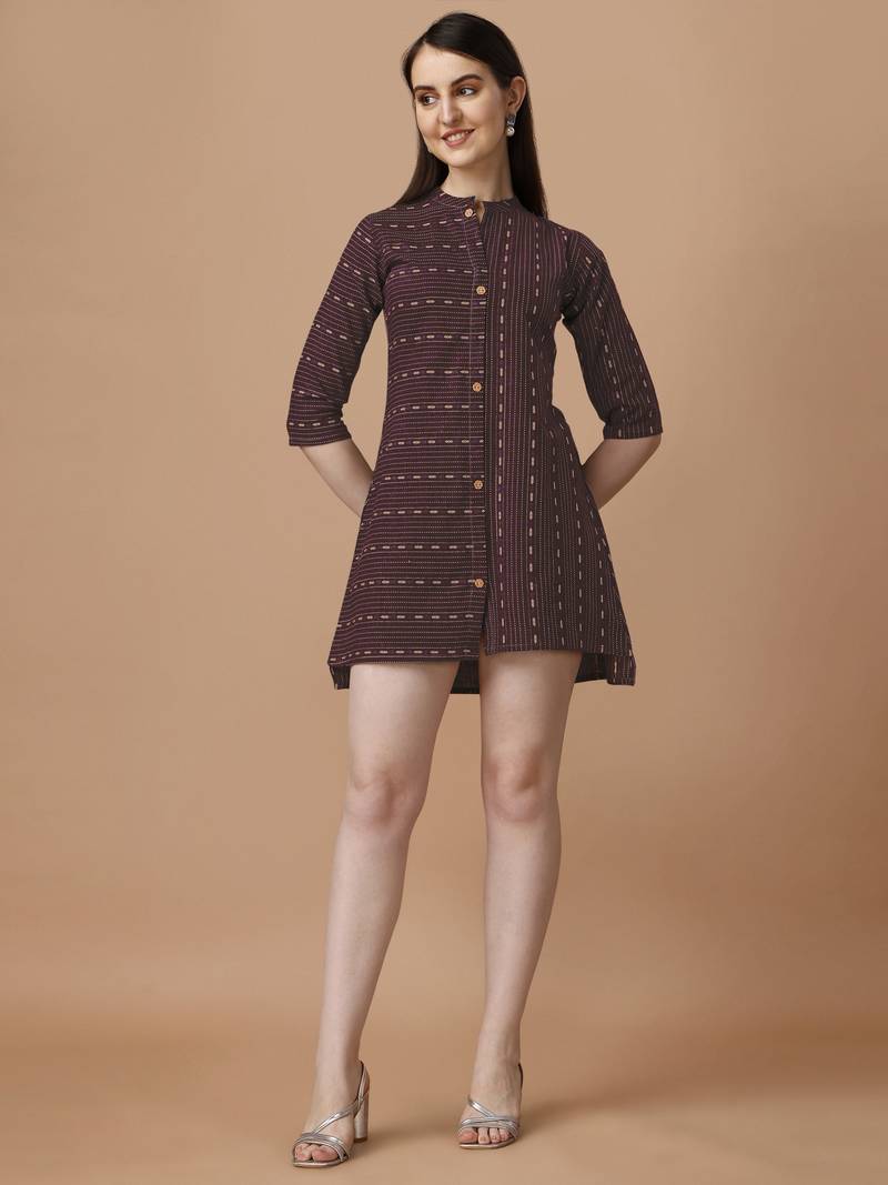 WILNERCROWN Western Casual Knee Length Waist Drop Dress For Girls and  Women's - WILNERCROWN - 4181583