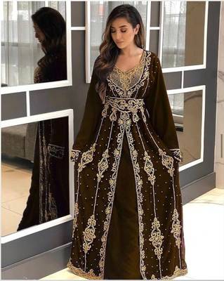 Brown Wedding Kaftan for Women 1