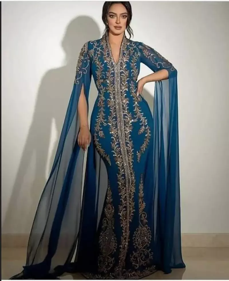 Blue Wedding Kaftan for Women