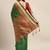 Amrutam fab women's banarasi silk green saree with blouse piece (sr-10175-green)