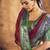 Maroon color cotton banarsi saree with attractive color combination and new look