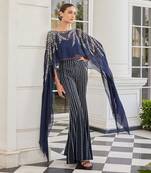 Navy blue sabuhi co ord set