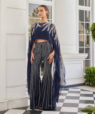 Navy blue sabuhi co ord set 2