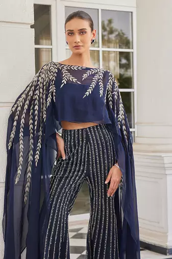 Navy blue sabuhi co ord set