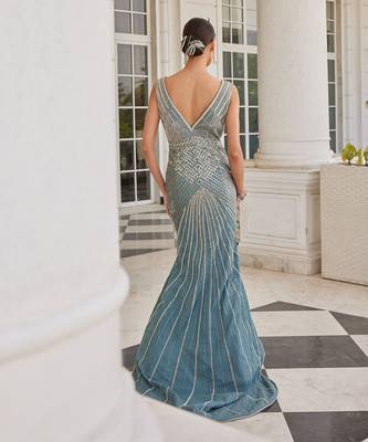 Deep aqua sirius gowns 2