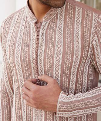 Salmon pink sevyn kurta set 4