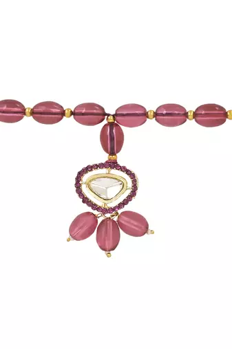 rakshabhandhan special kundan bhaiya bhabhi pearl hanging lumba bracelet rakhi combo set with roli chawal