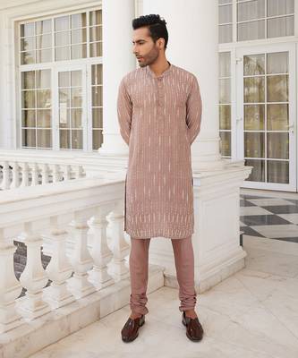 Salmon pink shane kurta set 2