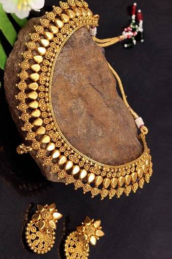 Gold necklaces