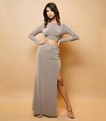   golden shimmer co ord