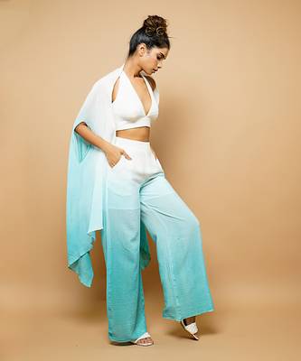Ombre crushed co ord set 4