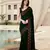 Trendmalls  Morpeach Vichitra Silk Embroidered Party Wear Saree With Blouse