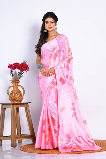 SEMI DIGITAL PRINT SAREE