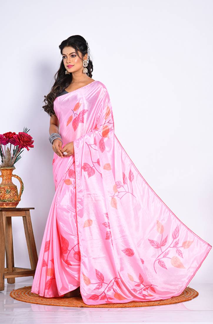 SEMI DIGITAL PRINT SAREE