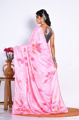 SEMI DIGITAL PRINT SAREE 4