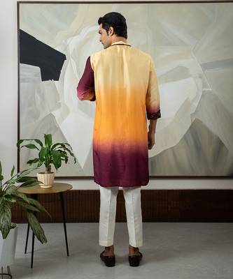 Brown navan kurta set 3