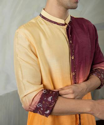 Brown navan kurta set 4