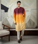 Brown dwij kurta set