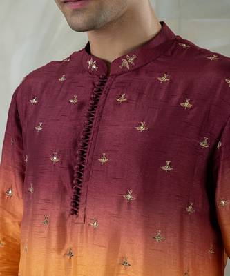 Brown dwij kurta set 4