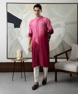 Maroon kurta set 1
