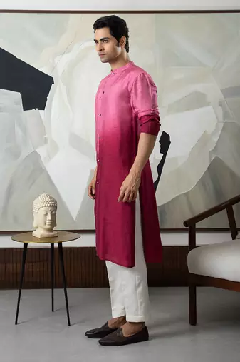 Maroon kurta set