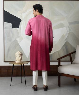 Maroon kurta set 3