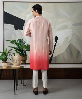 Peach dhir kurta set 3