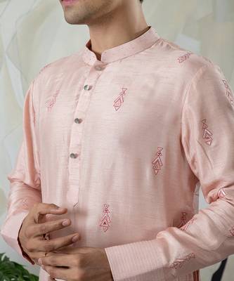 Peach dhir kurta set 4