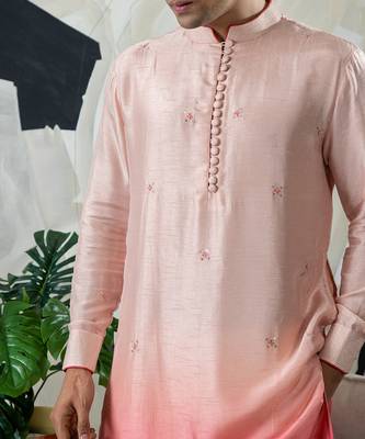 Peach gulshan kurta set 4