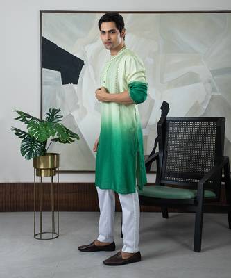 Green anoop kurta set 2