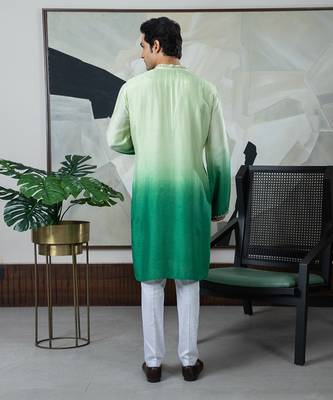 Green anoop kurta set 3
