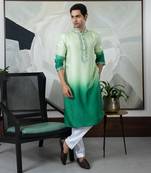 Green asraar kurta set