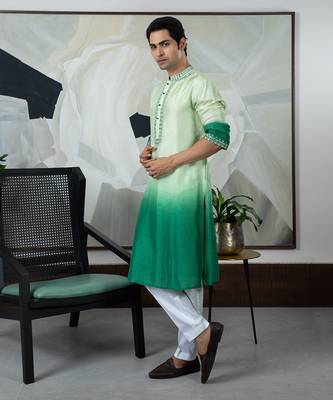Green asraar kurta set 2