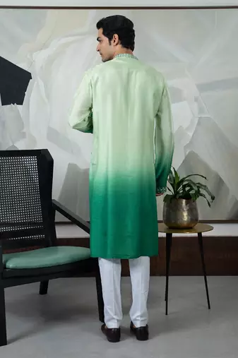 Green asraar kurta set