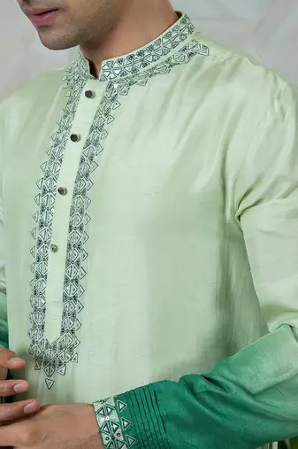 Green asraar kurta set