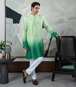 Green cool kurta set