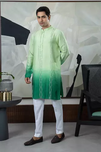 Green cool kurta set