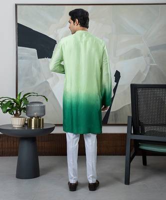 Green cool kurta set 3