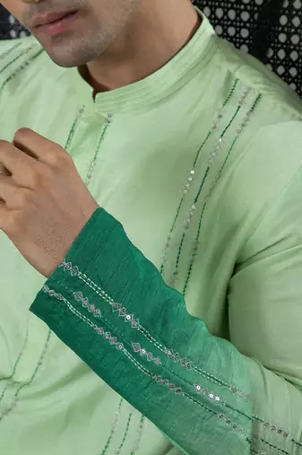 Green cool kurta set