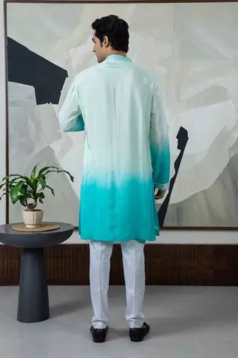 Turquoise kurta set