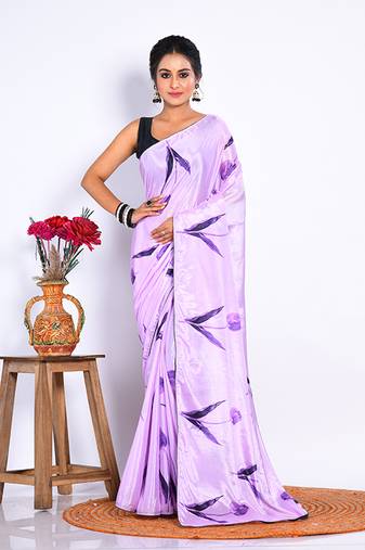 SEMI DIGITAL PRINT SAREE