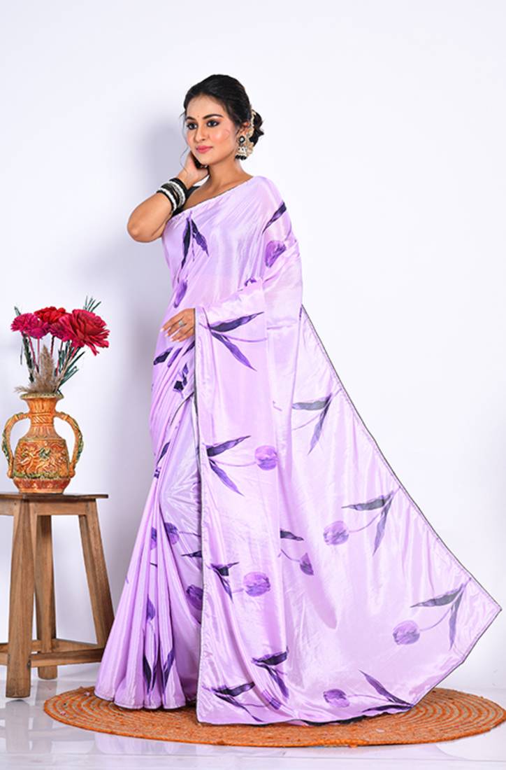 SEMI DIGITAL PRINT SAREE