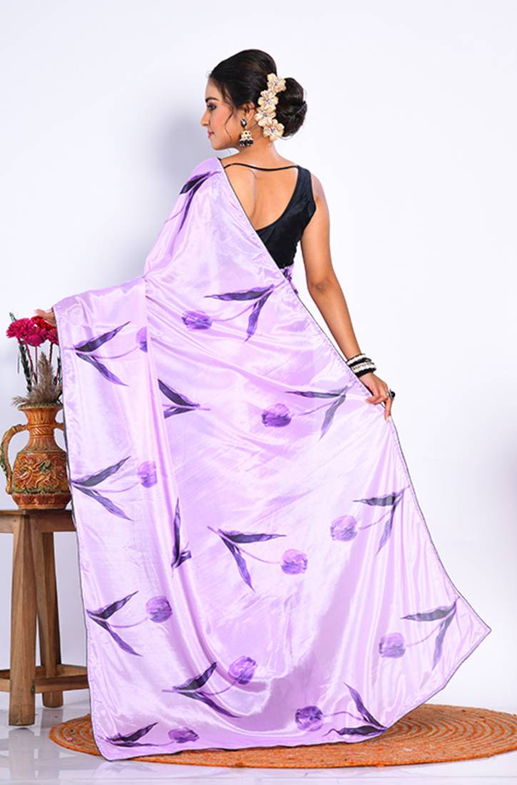 SEMI DIGITAL PRINT SAREE