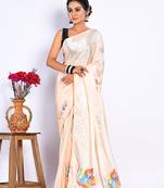 SEMI DIGITAL PRINT SAREE
