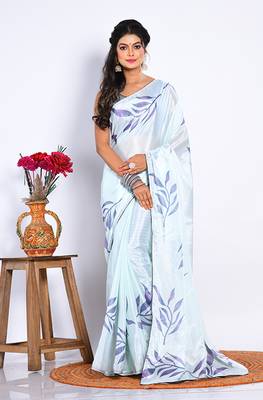 SEMI DIGITAL PRINT SAREE 1