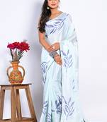 SEMI DIGITAL PRINT SAREE