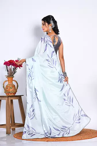 SEMI DIGITAL PRINT SAREE