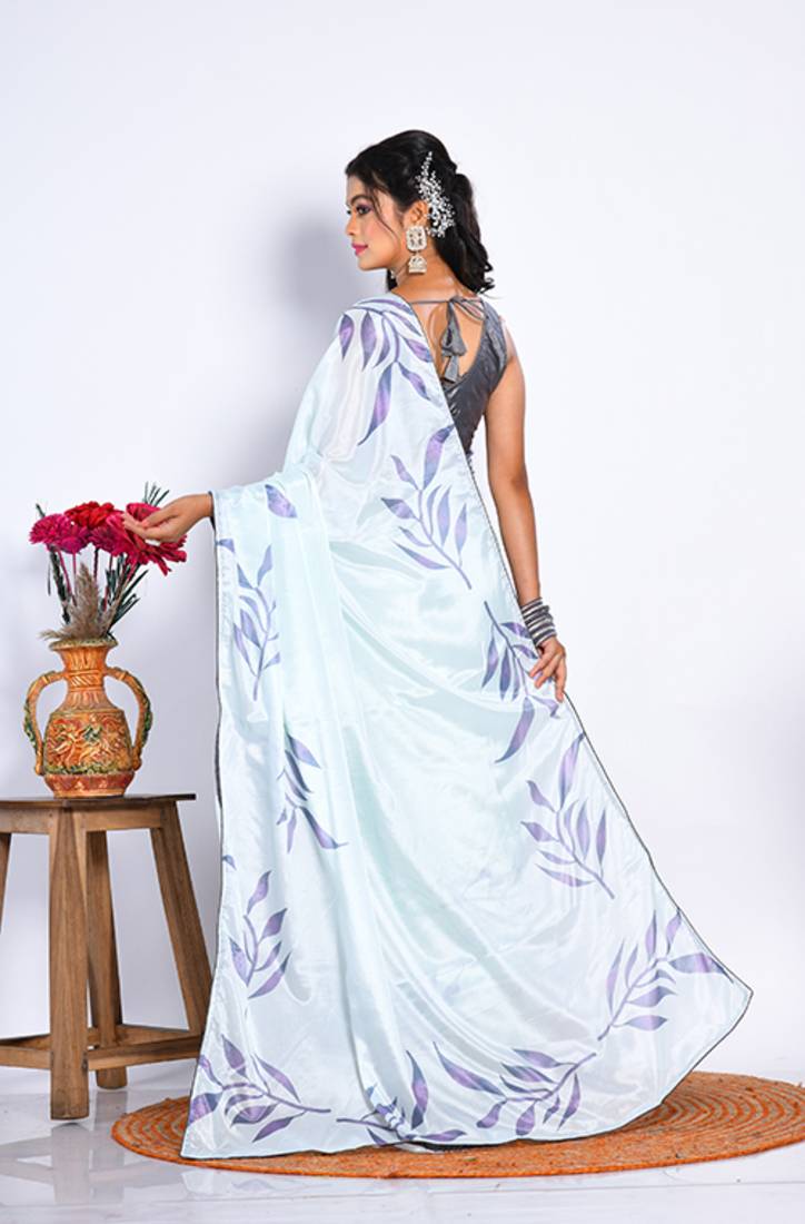 SEMI DIGITAL PRINT SAREE