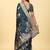 Morpich banarasi silk rapier jacquard saree with blouse piece