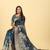Morpich banarasi silk rapier jacquard saree with blouse piece